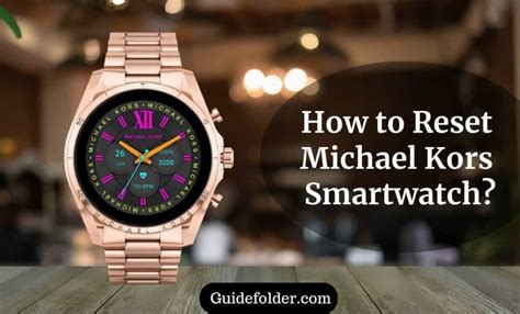 michael kors watch not vibrating|How to Reset Michael Kors Smartwatch: Step.